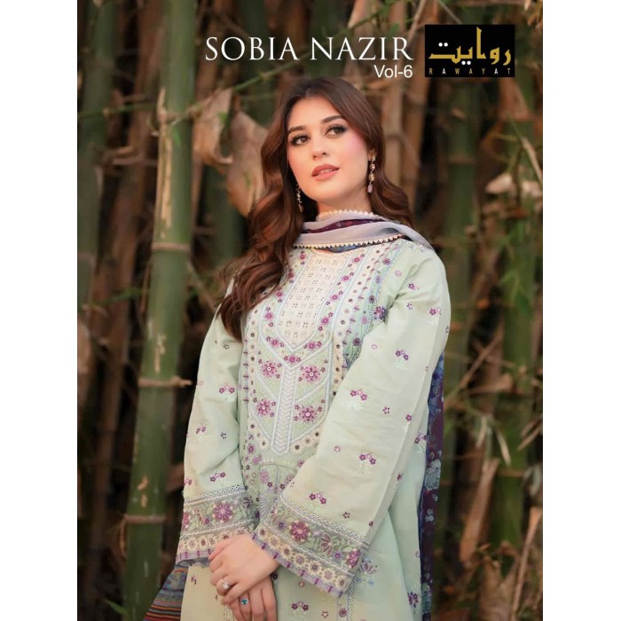 Rawayat Sobia Nazir Vol 6 Lawn Pakistani Salwar Suits